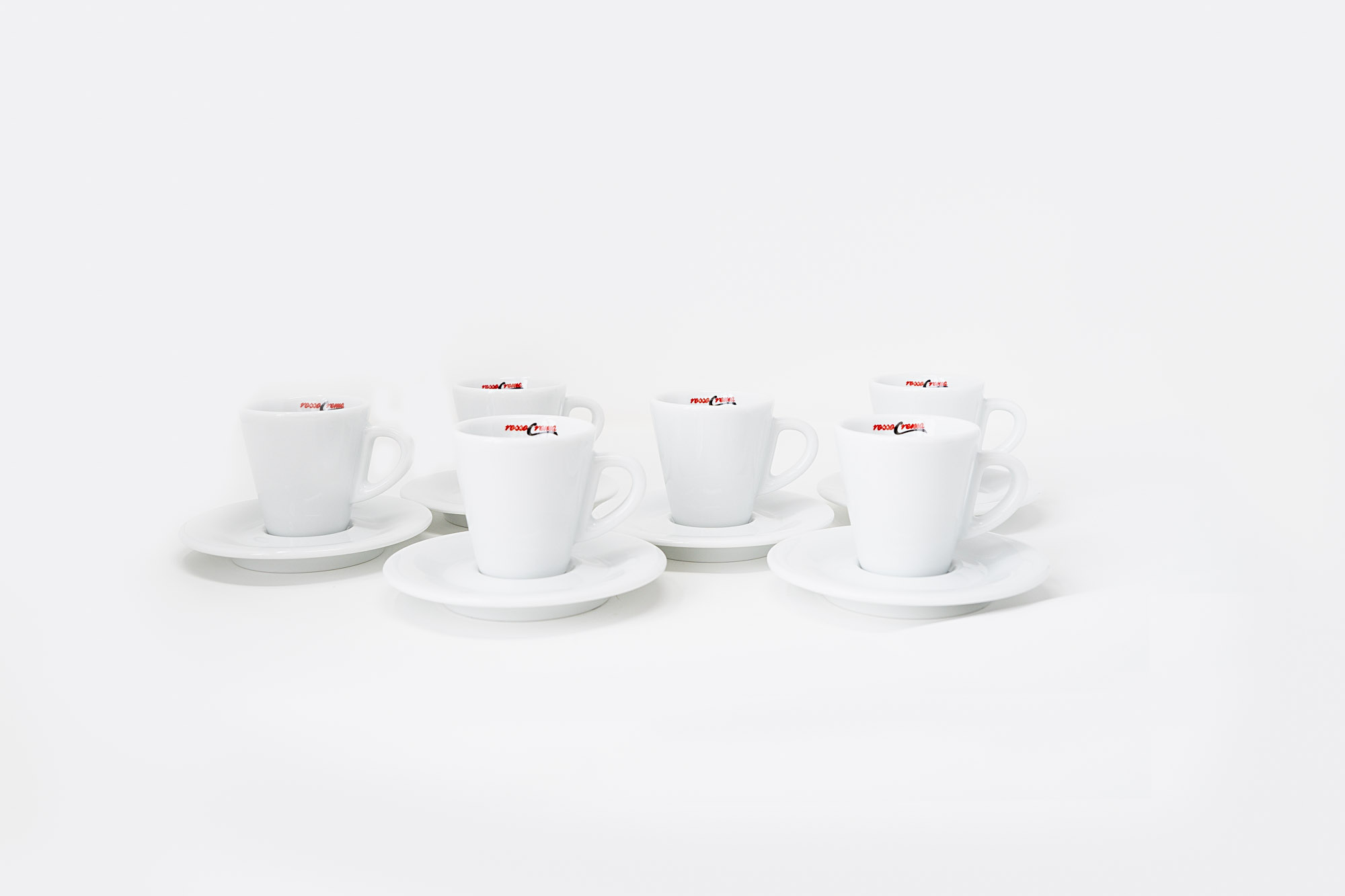 Set 6 tazzine e 6 piattini