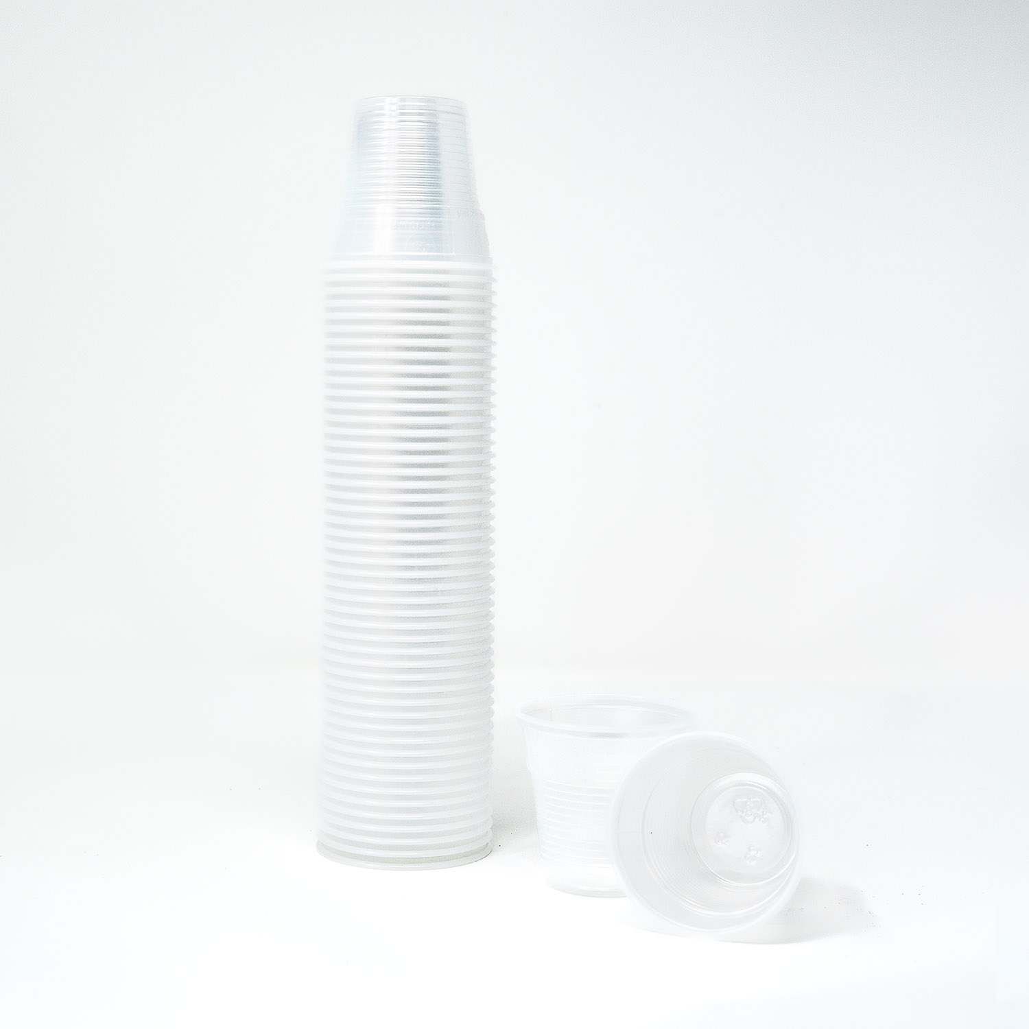 Bicchierini in plastica 80 cc confezione da 50 pezzi