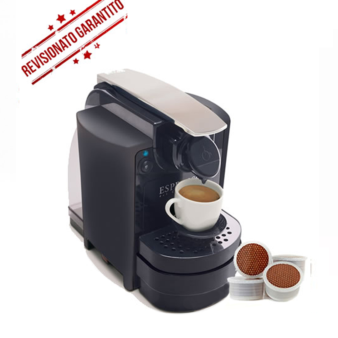 Macchina caffè Capitani espresso USATO REVISIONATO + 50 capsule intenso  Rossocrema compatibili Lavazza Espresso Point - Rossocrema capsule e cialde  caffè