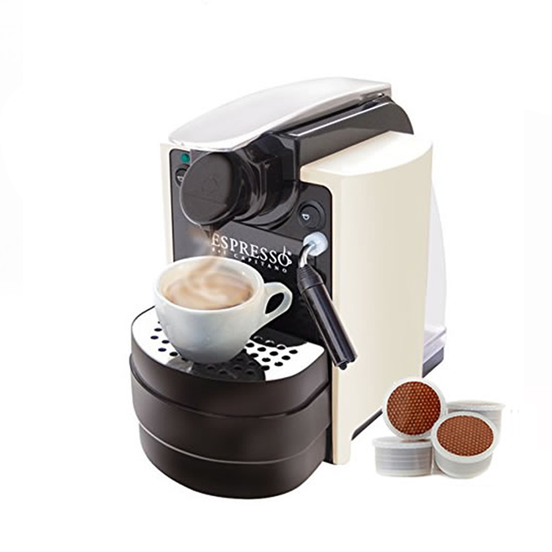 Macchina caffè Capitani USATO REVISIONATO con cappuccinatore + 50 capsule  intenso Rossocrema compatibili Lavazza Espresso Point – Rossocrema capsule  e cialde caffè compatibili