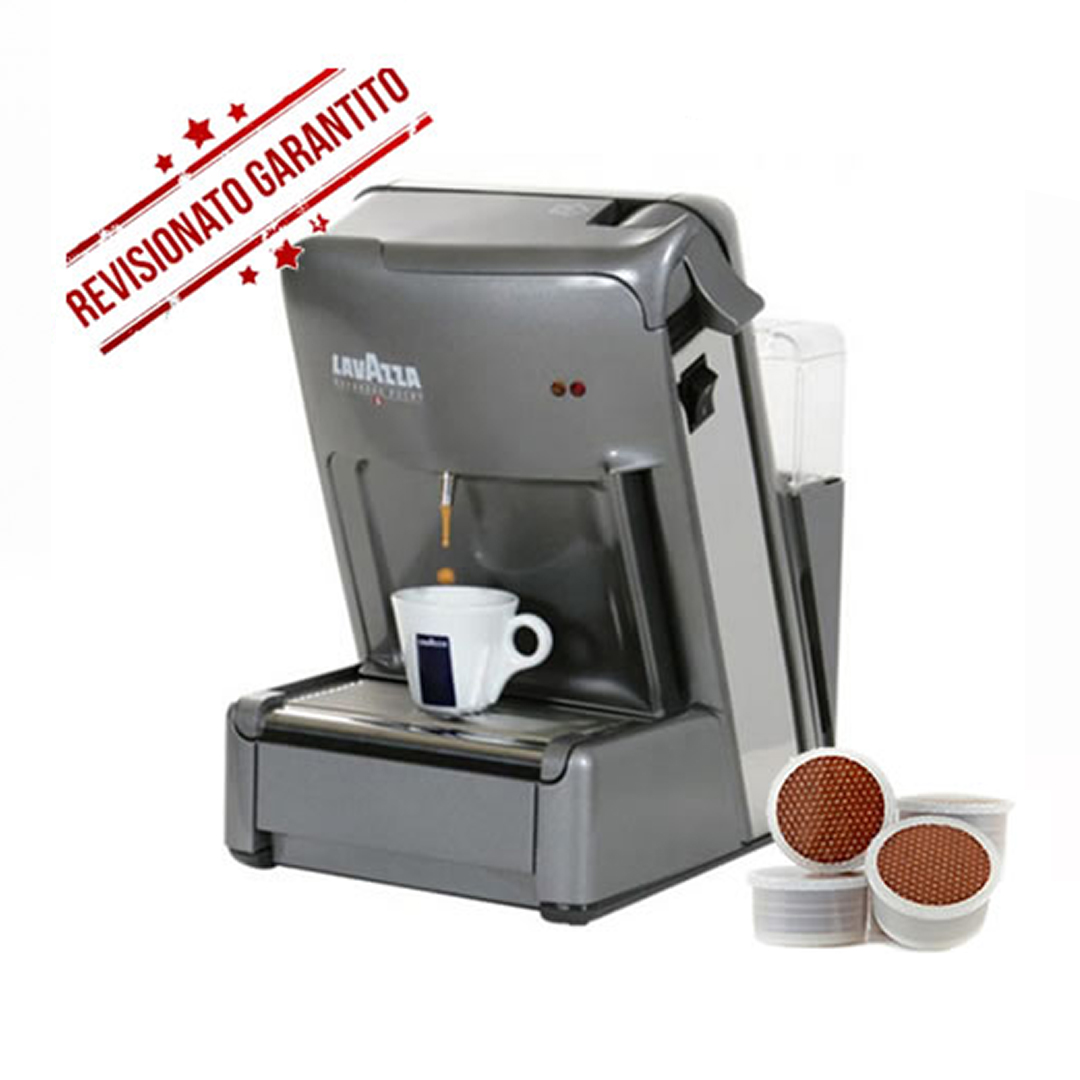 Macchina caffè Lavazza El3100 USATO REVISIONATO + 50 capsule intenso  Rossocrema compatibili Lavazza Espresso Point - Rossocrema capsule e cialde  caffè