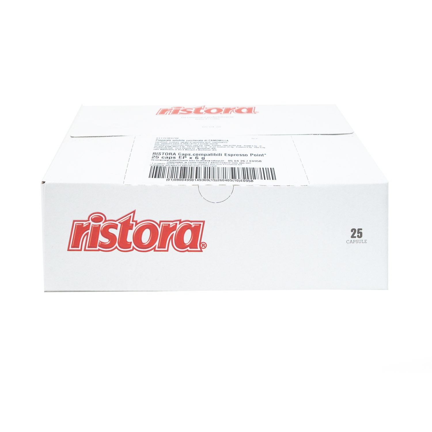 Ristora Camomilla capsule compatibili Lavazza Espresso Point (Box da 25 pezzi)